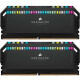 Модуль памяти для компьютера DDR5 32GB (2x16GB) 6400 MHz Dominator Platinum RGB Black Corsair (CMT32GX5M2B6400C32)