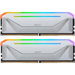Модуль пам'яті для комп'ютера DDR5 32GB (2x16GB) 5200 MHz NOX RGB Silver Apacer (AH5U32G52C522NWAA-2)