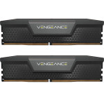Модуль пам'яті для комп'ютера DDR5 64GB (2x32GB) 6000 MHz Vengeance Black Corsair (CMK64GX5M2B6000C40)