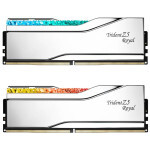 Модуль пам'яті для комп'ютера DDR5 32GB (2x16GB) 7600 MHz Trident Z5 Royal Silver G.Skill (F5-7600J3646G16GX2-TR5S)
