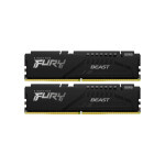Модуль пам'яті для комп'ютера DDR5 128GB (2x64GB) 5600 MHz Beast Black Kingston Fury (ex.HyperX) (KF556C40BBK2-128)