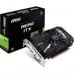 Відеокарта MSI GeForce GTX1050 Ti 4096Mb AERO ITX OC (GTX 1050 TI AERO ITX 4G OCV1)