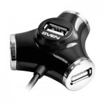 Концентратор USB SVEN HB-012 black Концентратор USB SVEN HB-012 black