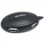 Концентратор USB SVEN HB-401 black Концентратор USB SVEN HB-401 black