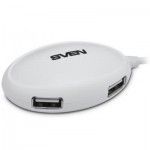 Концентратор USB SVEN HB-401 white Концентратор USB SVEN HB-401 white