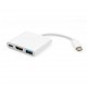 Концентратор Vinga Type C/M TO HDMI A/F+USB 3.0 A/F+Type C/F (HUB042)