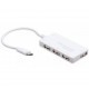 Концентратор Maxxter Type-C на 4 порта USB 2.0 (HC-204)