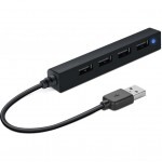 Концентратор Speedlink SNAPPY SLIM USB Hub, 4-Port, USB 2.0, Passive, Black (SL-140000-BK) Концентратор Speedlink SNAPPY SLIM USB Hub, 4-Port, USB 2.0, Passive, Black (SL-140000-BK)