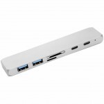 Концентратор PowerPlant Type-C - HDMI 4K, USB 3.0, USB Type-C, SD, microSD (CA911684) Концентратор PowerPlant Type-C - HDMI 4K, USB 3.0, USB Type-C, SD, microSD (CA911684)