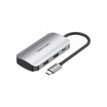 Концентратор Vention USB3.1 Type-C --> USB 3.0x4/PD 100W Hub 5-in-1 (TNBHB) Концентратор Vention USB3.1 Type-C --> USB 3.0x4/PD 100W Hub 5-in-1 (TNBHB)