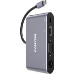Концентратор Canyon 8-in-1 USB-C (CNS-TDS14) Концентратор Canyon 8-in-1 USB-C (CNS-TDS14)