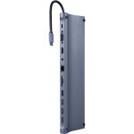 Концентратор Cablexpert USB-C 9-in-1 (USB-hub + HDMI/VGA/PD/CR/LAN/3.5mm) (A-CM-COMBO11-01) Концентратор Cablexpert USB-C 9-in-1 (USB-hub + HDMI/VGA/PD/CR/LAN/3.5mm) (A-CM-COMBO11-01)