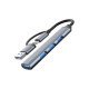 Концентратор Dynamode USB Type-C/Type-A to 1хUSB3.0, 3xUSB 2.0 metal (DM-UH-312AC)
