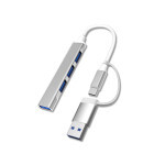 Концентратор Dynamode USB Type-C/Type-A to 1хUSB3.0, 3xUSB 2.0 metal (DM-UH-311AC) Концентратор Dynamode USB Type-C/Type-A to 1хUSB3.0, 3xUSB 2.0 metal (DM-UH-311AC)