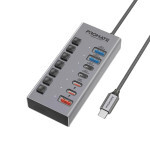Концентратор Promate USB Hub 7 ports gegahub-10g (gegahub-10g) Концентратор Promate USB Hub 7 ports gegahub-10g (gegahub-10g)