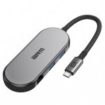 Концентратор Armorstandart USB-C to HDMI 4K, RJ45, PD, 2USB, SD, microSD Grey (ARM69365) Концентратор Armorstandart USB-C to HDMI 4K, RJ45, PD, 2USB, SD, microSD Grey (ARM69365)