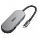Концентратор Armorstandart USB-C to HDMI 4K, RJ45, PD, 2USB, SD, microSD Grey (ARM69365)