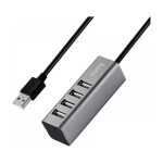 Концентратор HOCO USB 2.0 to 4xUSB Line machine HB1 Tarnish (6957531038139)