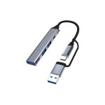 Концентратор Dynamode USB Type-C + USB-A to 1хUSB-C 3.0 1хUSB-A 3.0 2xUSB-A 2.0 dark grey (DM-UH-314AC) Концентратор Dynamode USB Type-C + USB-A to 1хUSB-C 3.0 1хUSB-A 3.0 2xUSB-A 2.0 dark grey (DM-UH-314AC)