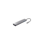 Концентратор Trust USB-C 7-in1 2xUSB-А 3.2/2xUSB-С/2xHDMI/DP aluminiu 0.16m grey (25661_TRUST) Концентратор Trust USB-C 7-in1 2xUSB-А 3.2/2xUSB-С/2xHDMI/DP aluminiu 0.16m grey (25661_TRUST)