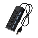 Концентратор Voltronic USB 2.0 to 4xUSB with switches black (YT-HWS4HS-B) Концентратор Voltronic USB 2.0 to 4xUSB with switches black (YT-HWS4HS-B)