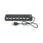 Концентратор Voltronic USB 2.0 to 7xUSB with switches black (YT-H7SHS-B) Концентратор Voltronic USB 2.0 to 7xUSB with switches black (YT-H7SHS-B)