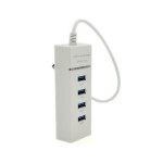Концентратор Voltronic USB 3.0 to 4xUSB white (NX-UH-303W) Концентратор Voltronic USB 3.0 to 4xUSB white (NX-UH-303W)