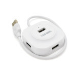 Концентратор VEGGIEG USB 2.0 to 4xUSB 0.3m white (V-U2407) Концентратор VEGGIEG USB 2.0 to 4xUSB 0.3m white (V-U2407)