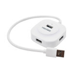 Концентратор VEGGIEG USB 3.0 to 4xUSB 0.3m white (V-U3403) Концентратор VEGGIEG USB 3.0 to 4xUSB 0.3m white (V-U3403)