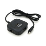 Концентратор VEGGIEG USB-C 4xUSB 2.0 0.2m black (YT-TC-V-C240) Концентратор VEGGIEG USB-C 4xUSB 2.0 0.2m black (YT-TC-V-C240)