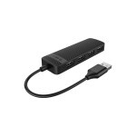 Концентратор Orico USB 2.0 to 4xUSB black (CA914876) Концентратор Orico USB 2.0 to 4xUSB black (CA914876)