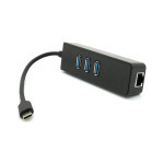 Концентратор Voltronic USB-C to 3xUSB 3.0 + RJ45 1000Mbps black (YT-TCA3H3+Et-W) Концентратор Voltronic USB-C to 3xUSB 3.0 + RJ45 1000Mbps black (YT-TCA3H3+Et-W)
