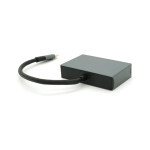 Концентратор Voltronic USB-C 2-in-1 HDMI + VGA 0.23m silver (YT-HTC2in1) Концентратор Voltronic USB-C 2-in-1 HDMI + VGA 0.23m silver (YT-HTC2in1)
