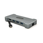 Концентратор VEGGIEG USB-C 5-in-1 USB-C + 3xUSB 3.0 + HDMI + RJ45 silver (TC06) Концентратор VEGGIEG USB-C 5-in-1 USB-C + 3xUSB 3.0 + HDMI + RJ45 silver (TC06)
