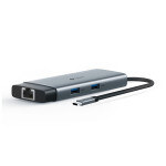 Концентратор TP-Link USB 3.0 6-in-1 2xUSB 3.0 + 1xUSB-C + 1xHDMI + 1xRJ45 + PD 100W (UH6120C) Концентратор TP-Link USB 3.0 6-in-1 2xUSB 3.0 + 1xUSB-C + 1xHDMI + 1xRJ45 + PD 100W (UH6120C)