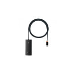 Концентратор Baseus USB 3.0 to 4xUSB 3.0 1.0m black (WKQX030101) Концентратор Baseus USB 3.0 to 4xUSB 3.0 1.0m black (WKQX030101)