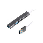 Концентратор Maxxter USB 3.0 to 1xUSB 3.0 + 1xUSB 2.0 + 2xUSB-C (HU3A-4P-03) Концентратор Maxxter USB 3.0 to 1xUSB 3.0 + 1xUSB 2.0 + 2xUSB-C (HU3A-4P-03)