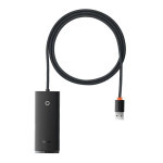 Концентратор Baseus USB 3.0 4xUSB 2.0m black (WKQX030201) Концентратор Baseus USB 3.0 4xUSB 2.0m black (WKQX030201)