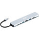 Концентратор 2E USB-C 8-in-1 1xUSB 2.0 + 1xUSB 3.0 + 2xUSB-C PD + HDMI + microSD/SD + 1xRJ45 0.13m gray (2E-W2681)