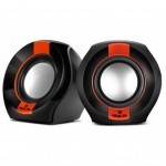 Акустична система REAL-EL S-50 black-red