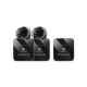 Микрофон Puluz PULUZ 2 TX + 1 RX Wireless black (PU3154B)