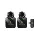 Мікрофон Puluz для iPhone/iPad 8-контактний приймач і два мікрофони Black (PU647B)