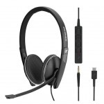 Наушники Sennheiser SC 165 USB-C / 3.5mm (508356) Наушники Sennheiser SC 165 USB-C / 3.5mm (508356)