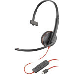 Наушники Poly BlackWire C3210 USB-C HS Mono (8X214AA) Наушники Poly BlackWire C3210 USB-C HS Mono (8X214AA)