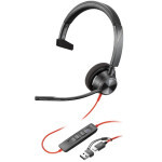 Навушники Poly Blackwire 3310-M USB-A/C (8X216AA) Навушники Poly Blackwire 3310-M USB-A/C (8X216AA)
