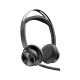 Навушники Poly Voyager Focus 2 MS Stereo USB-C + USB-C/A Adapter + Charging Stand Black (9T9J6AA)