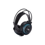 Наушники HP DHE-8001U LED USB Black (DHE-8001U)