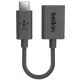 Дата кабель USB 3.0 CM/AM 0.14m Belkin (F2CU036btBLK)
