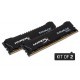 Модуль пам'яті для комп'ютера DDR4 32GB (2x16GB) 2666 MHz HyperX Savage BLACK Kingston Fury (ex.HyperX) (HX426C15SBK2/32)