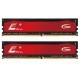Модуль памяти для компьютера DDR4 16GB (2x8GB) 2400 MHz Elite Plus Red Team (TPRD416G2400HC16DC01)